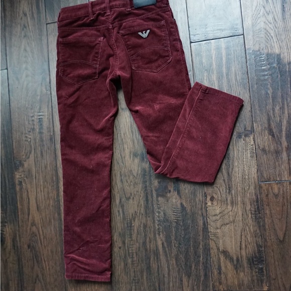 Authentic Armani Jeans Red textured Kids size 7 - Picture 2 of 5